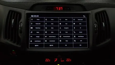 스포티지R 켈란 안드로이드 올인원 설치 및 순정 룸미러 후방카메라, 카플레이 안드로이드오토 연동 , 시공 by 용인 블루존