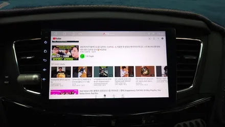 K7 2012 모젠 내비게이션을 탈착하고 안드로이드 올인원으로 교체 설치 전방카메라 후방카메라 연동하였습니다. , 시공 by 용인 블루존