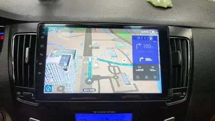 NF소나타 스포티지R 아이나비3D 카인원 안드로이드올인원 AHD후방카메라 HUD 설치