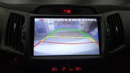 스포티지R 켈란 안드로이드 올인원 설치 및 순정 룸미러 후방카메라, 카플레이 안드로이드오토 연동 , 시공 by 용인 블루존