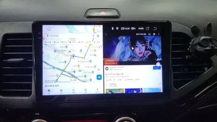 올뉴모닝 2013 켈란 안드로이드올인원과 AHD 1080P 후방카메라 설치 기존 아이나비 네비매립 고장으로 탈거후 장착 , 시공 by 용인 블루존