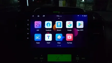 그랜드카니발 안드로이드올인원 이도 퍼스트클래스 9인치 3D 어라운드뷰 파인뷰 LXQ600power 블랙박스 캐어셀 보조배터리 식빵등 설치