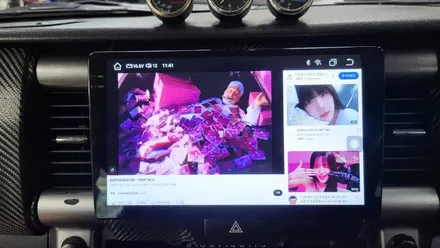 스즈키 허슬러 9인치 켈란 안드로이드올인원 설치 카플레이 안드로이드오토