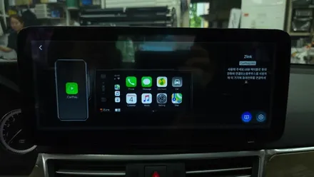 벤츠 E클래스 W212 안드로이드올인원 카플레이 안드로이드오토 설치 W213 블랙박스 보조배터리 전장작업