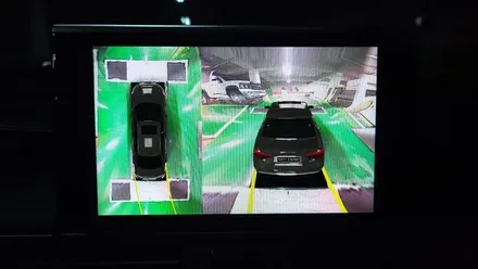 아우디 A7 기존에 설치된 알리 안드로이드 올인원에  3D 어라운드뷰 추가 설치, 시공 by 용인 블루존