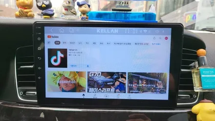 K7 2013 켈란 안드로이올인원 9인치 설치 기존 파인드라이브 7인치 소리안남 내비매립 탈거후, 카플레이 안드로이드오토 연동 , 시공 by 용인 블루존
