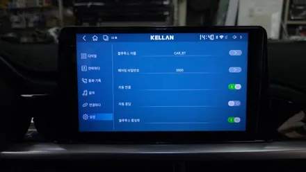 모닝 JA 2017 카오디오고장으로 기존 내비게이션 매립 탈거후 마감재 원상복구 안드로이드올인원 설치와 후방카메라 연동하였습니다.  , 시공 by 용인 블루존