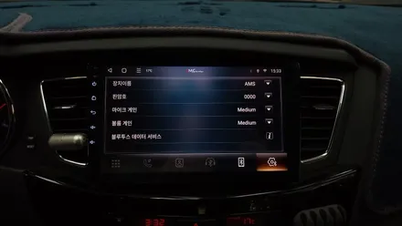 K7 2012 모젠 내비게이션을 탈착하고 안드로이드 올인원으로 교체 설치 전방카메라 후방카메라 연동하였습니다. , 시공 by 용인 블루존
