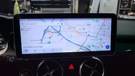 벤츠 12.3인치 안드로이드올인원 및 후방카메라 \