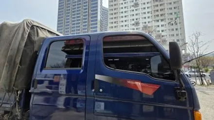 올뉴마이티 2대 마이티 1대 더블캡 애니가드 전면 측후면 열차단 썬팅 시공