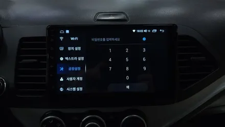 아반떼MD 올뉴모닝 안드로이드오토 카플레이 올인원 설치 순정네비 업데이트 불가로 탈거후 장착