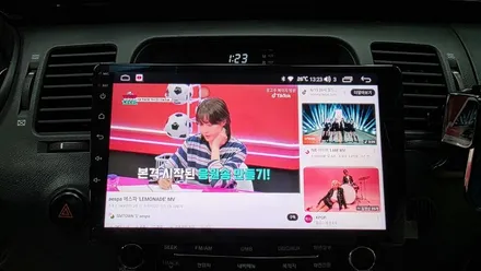 그랜저TG 2010 안드로이드올인원 설치 순정네비게이션 고장으로 탈거후 공조 연동 용인블루존
