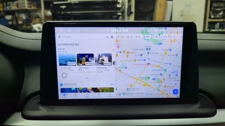기아 K3 켈란 안드로이드올인원 설치 및 후방카메라 안드로이드오토 카플레이 연동 설치하였습니다. ~ , 시공 by 용인 블루존