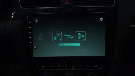 골프7세대 순정네비 탈거 안드로이드올인원 카인원 아이나비3D 10.1인치 설치
