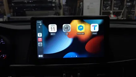 K5 2016 2세대 켈란 안드로이드 올인원 10인치 설치 후방카메라 안드로이드오토 카플레이 연동 기존 7인치 아틀란 내비매립 탈거후 , 시공 by 용인 블루존