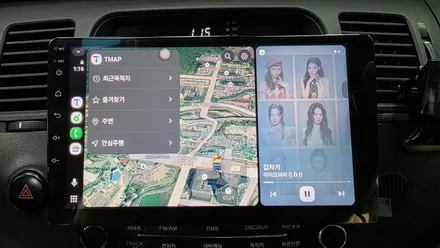 그랜저TG 2010 안드로이드올인원 설치 순정네비게이션 고장으로 탈거후 공조 연동 용인블루존