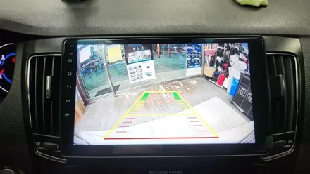NF소나타 스포티지R 아이나비3D 카인원 안드로이드올인원 AHD후방카메라 HUD 설치