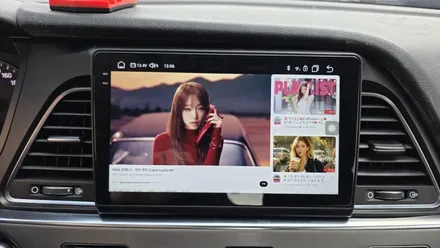 LF 소나타 켈란 안드로이드올인원 i6000 9인치 및 AHD 후방카메라 설치 기존 아이나비X1 탈거후 장착