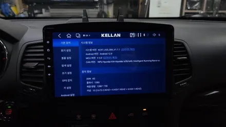 쏘렌토R 순정네비 백화 탈거후 켈란 안드로이드 올인원 10.1인치 및 광각 후방카메라 설치 카플레이 안드로이드오토 연동 , 시공 by 용인 블루존