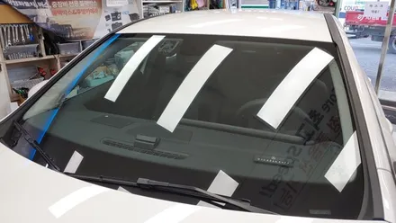 벤츠 CLA250 애니가드 열차단 썬팅 전면 측후면 , 시공 by 용인 블루존