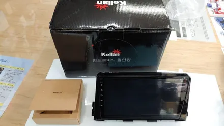 모닝 2017 JA 켈란 안드로이드 올인원 및 후방카메라 설치 하이패스 장착, 시공 by 용인 블루존