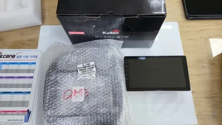 QM3 켈란 KC97 안드로이드올인원 6+128GB android12 설치 블랙아웃 고장 순정내비 탈거후 장착, 시공 by 용인 블루존