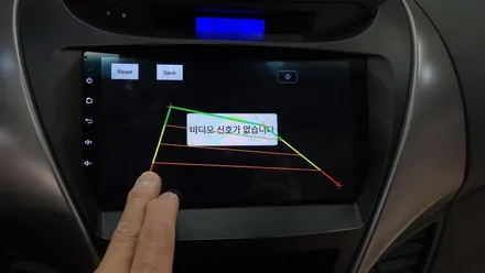 아반떼MD 안드로이드올인원, 후방카메라 PAS연동 교체 장착 / 아반떼CN7 안드로이드올인원, 룸미러하이패스 설치 , 시공 by 용인 블루존