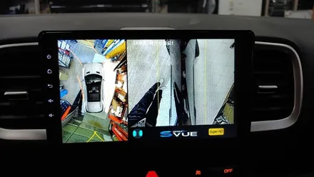 베뉴 켈란 안드로이드 올인원 풀HD 어라운드뷰(수퍼뷰/s-vue) 도원텍 락폴딩 설치 , 장착 시공 by 용인 블루존