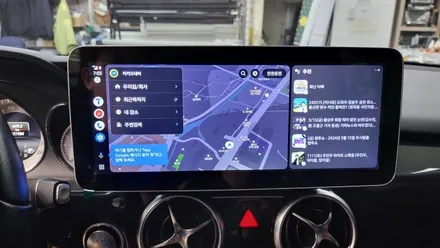 벤츠 12.3인치 안드로이드올인원 및 후방카메라 \