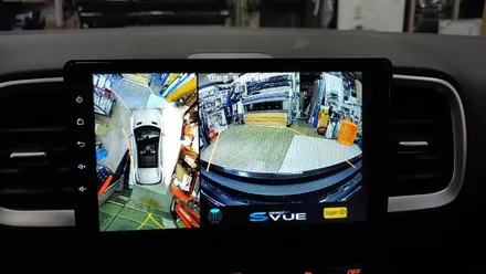 베뉴 켈란 안드로이드 올인원 풀HD 어라운드뷰(수퍼뷰/s-vue) 도원텍 락폴딩 설치 , 장착 시공 by 용인 블루존