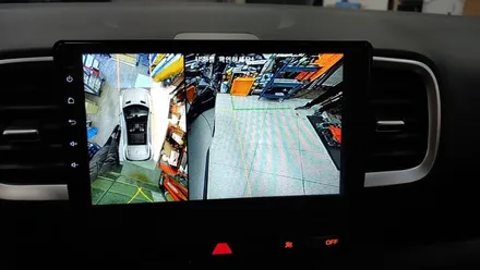 베뉴 켈란 안드로이드 올인원 풀HD 어라운드뷰(수퍼뷰/s-vue) 도원텍 락폴딩 설치 , 장착 시공 by 용인 블루존