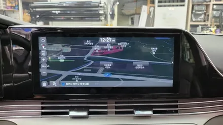 그랜저IG 2020 12.3인치 순정내비게이션에 수퍼뷰 풀HD WDR 어라운드뷰 설치 , 시공 by 용인 블루존