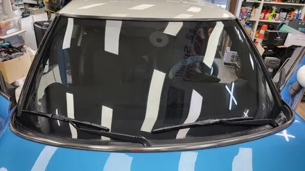 BMW MINI 미니쿠퍼 2015 모터스밸류 안드로이드올인원 및 후방카메라 설치 안드로이드오토 카플레이 연동 / 열차단 전면썬팅 / 2채널 블랙박스 설치, 시공 by 용인 블루존