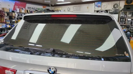 BMW X5 2005 애니가드 AP80R 반반사 열차단 썬팅 재시공 만도 ZX70 블랙박스 설치 , 시공 by 용인 블루존