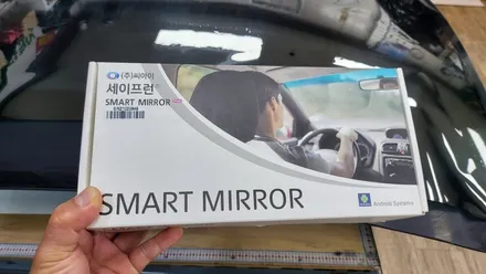 포터2 1톤 탑차 반반사 썬팅 시공 및 2채널 룸미러 블랙박스 설치 , 시공 by 용인 블루존