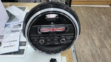 BMW MINI COOPER 2017 순정오디오 룸미러모니터 탈거후 아이나비 3D 카인원 프로맥스 미니쿠퍼 안드로이드올인원 설치