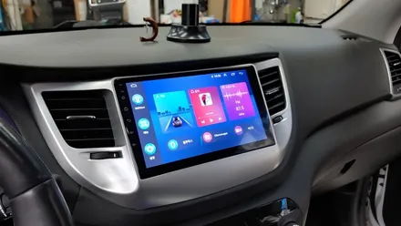 올뉴투싼 TL 켈란 안드로이드 올인원 9인치 설치 및 기존 후방카메라 연동, 시공 by 용인 블루존