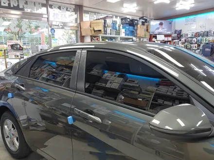 아반떼 CN7 루마필름 썬팅 및 파인뷰 LX3000 블랙박스 설치 , 시공 by 용인 블루존