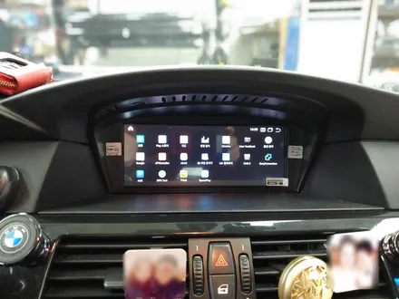 bmw 5시리즈 E60 cic 안드로이드 올인원 알리발 설치 의뢰 및 후방카메라 불스원 와이드미러 장착 , 시공 by 용인 블루존