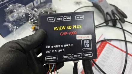 제네시스 GV80 상시 AI 3D어라운드뷰 에이뷰 터치 모니터 10.36인치 설치