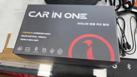 KGM 티볼리 2019 안드로이드올인원 아이나비 3D 카인원 9인치 설치 기존  JY내비게이션매립 탈거후 장착 안드로이드오토 카플레이 후방카메라 연동