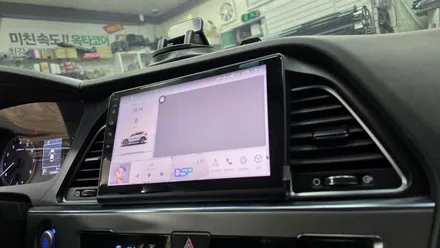 LF소나타 안드로이드올인원 카인원M 아이나비3D 설치 기존 네비게이션 매립 고장으로 탈거후 장착