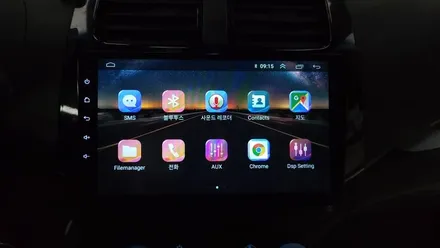 스파크 2015 카오디오 고장으로 켈란 안드로이드 올인원 9인치 설치 카플레이 안드로이드오토 , 시공 by 용인 블루존