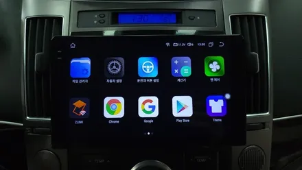 베라크루즈 2013 모젠 고장으로 안드로이드올인원 켈란 아이엠아이 i6000 설치 순정후방카메라 및 공조 연동, 시공 by 용인 블루존