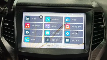티볼리 아이나비 3D 카인원 안드로이드올인원 설치 기존 스마트오디오 탈거후 장착했어요