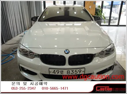 bmw 428i 사이드도어데칼&카본립부분ppf 시공입니다.[대구ppf][bmw랩핑][대구랩핑][bmw데칼] / 대구 수성구 황금동