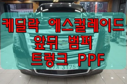 대구PPF 캐딜락 에스컬레이드 앞뒤 범퍼 및 부분PPF 시공후기 / 대구 수성구 황금동