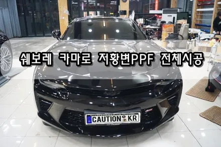 쉐보레 카마로 저황변PPF 전체시공<대구PPF><대구랩핑> / 대구 수성구 황금동