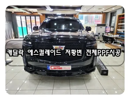 캐딜락 에스컬레이드 저황변 전체PPF 시공<대구랩핑><대구PPF> / 대구 수성구 황금동