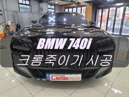 BMW 740i 크롬죽이기 시공<대구랩핑><대구PPF> / 대구 수성구 황금동